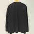 ルメール LEMAIRE 22SS V-NECK SHIRT コットン ギャバジン ブラック Vネック L/S シャツ メンズ EUR:46