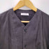 ルメール LEMAIRE 22SS V-NECK SHIRT コットン ギャバジン ブラック Vネック L/S シャツ メンズ EUR:46
