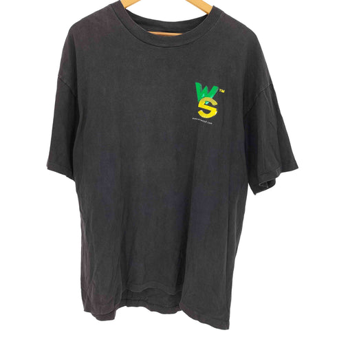 ヘインズ Hanes 90-00s シングルステッチ westwood STUDIOS 両面プリント クルーネック 半袖Tシャツ メンズ import:XL