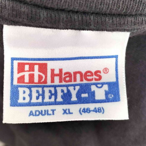 ヘインズ Hanes 90-00s シングルステッチ westwood STUDIOS 両面プリント クルーネック 半袖Tシャツ メンズ import:XL