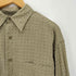 クレイボーン Claiborne 90s ジオメトリック柄 シングルポケット L/S コットンシャツ メンズ import:L
