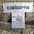 クレイボーン Claiborne 90s ジオメトリック柄 シングルポケット L/S コットンシャツ メンズ import:L