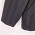 Real Man Real Style 裏地キルティング ストライプ ウール ハーフコート メンズ import:M