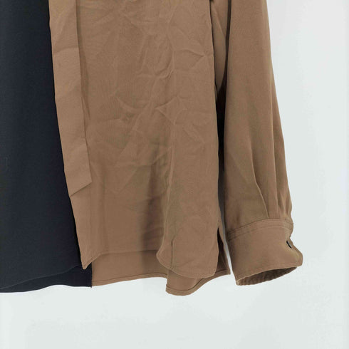 クルニ CULLNI 20AW アシンメトリープルオーバーシャツ バイカラー メンズ JPN:1