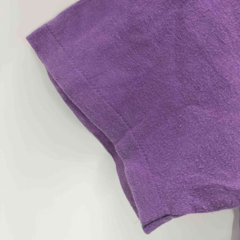 ヘインズ Hanes 80-90S BEEFY ボディ USA製 S/S プリント Tシャツ 裾袖シングル メンズ import:M
