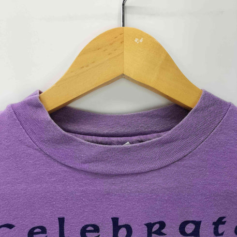 ヘインズ Hanes 80-90S BEEFY ボディ USA製 S/S プリント Tシャツ 裾袖シングル メンズ import:M