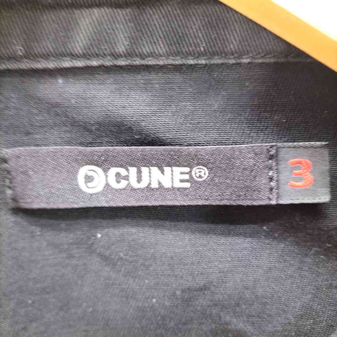 キューン CUNE 14AW バック ホロ ウサギ プリント スウィングトップ ジップアップ ブルゾン ワーク デッキ ジャケット メンズ JPN:3