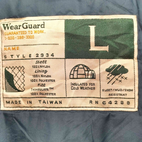 WearGuard スタンドカラー シンサレートジャケット メンズ JPN:L