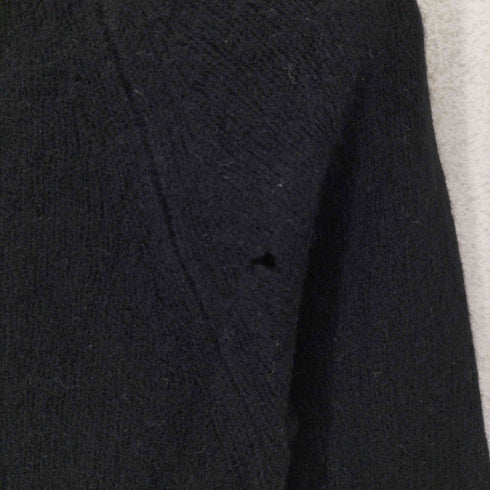バーバリーブラックレーベル BURBERRY BLACK LABEL ホース刺繍 七分裾 ボーダーニット レディース EUR:38