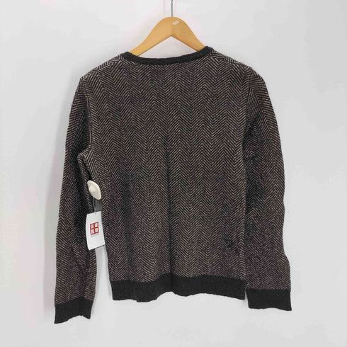 マックスマーラ MAX MARA 白タグ イタリア製 ヘリンボーン ニット レディース JPN:L