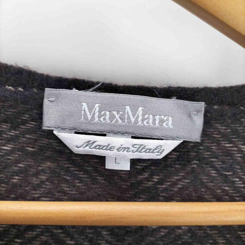 マックスマーラ MAX MARA 白タグ イタリア製 ヘリンボーン ニット レディース JPN:L