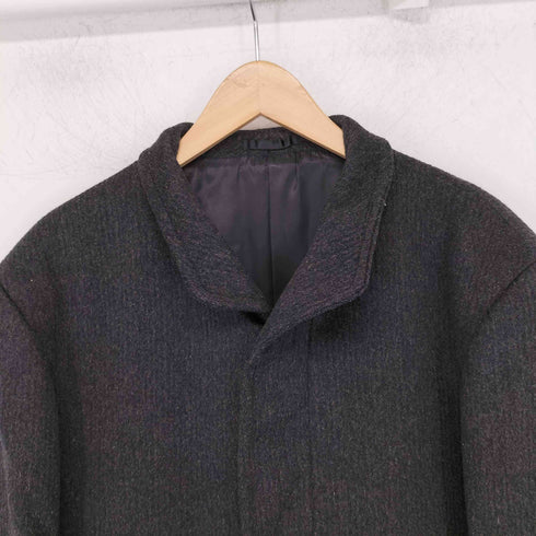 MONSIEUR PACO cashmere カシミヤ混 比翼 スタンドカラーコート メンズ JPN:M