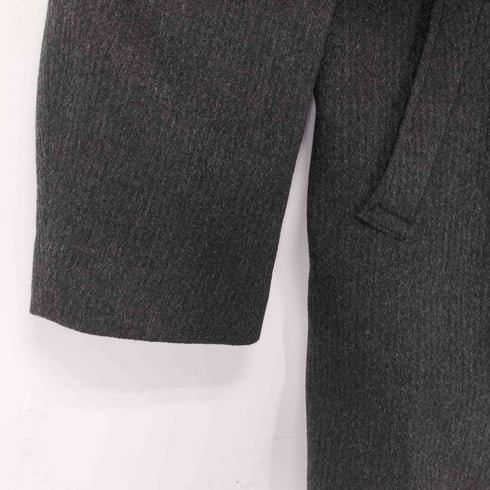 MONSIEUR PACO cashmere カシミヤ混 比翼 スタンドカラーコート メンズ JPN:M