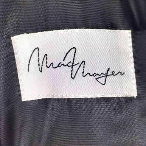 MONSIEUR PACO cashmere カシミヤ混 比翼 スタンドカラーコート メンズ JPN:M