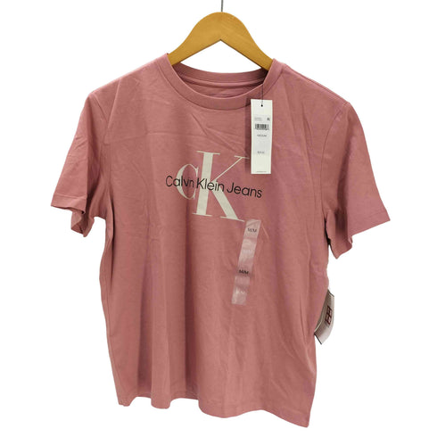 カルバンクラインジーンズ Calvin Klein Jeans ロゴプリント刺繍S/S TEE レディース import:M
