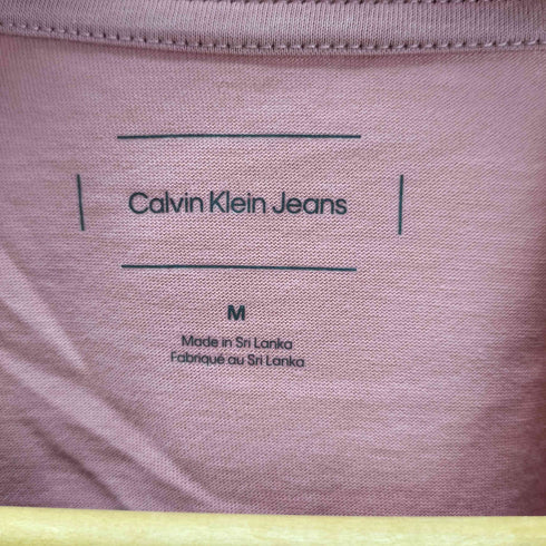 カルバンクラインジーンズ Calvin Klein Jeans ロゴプリント刺繍S/S TEE レディース import:M