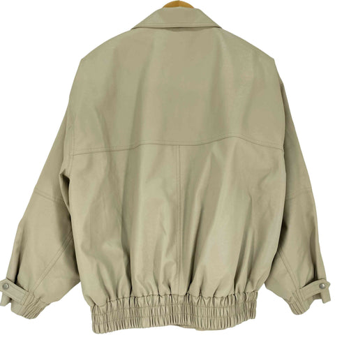 LUGONNCURE フェイクレザージャケット レディース