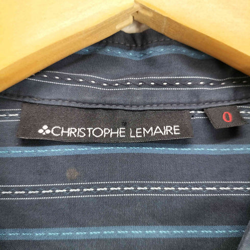 クリストフルメール CHRISTOPHE LEMAIRE バンドカラー シャツワンピース レディース JPN:0