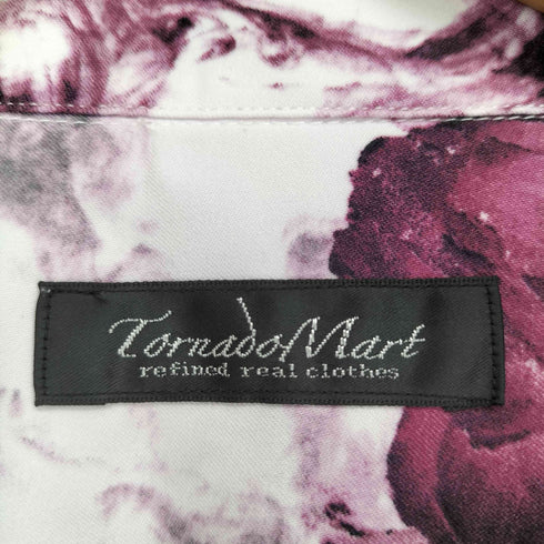 トルネードマート TORNADO MART スモークフラワープリントシャツ メンズ JPN:L