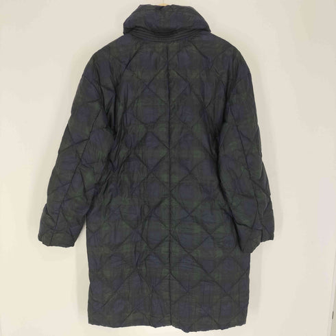 ジュンコシマダ JUNKO SHIMADA PART2 タータンチェック スナップボタン キルティング ダウンコート レディース JPN:11号