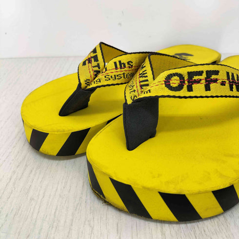 オフホワイト OFF-WHITE INDUSTRIAL BELT FLIP FLOP メンズ US 9.5
