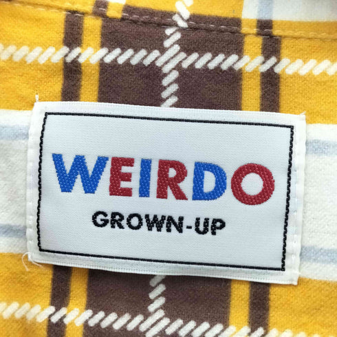 ウィアード WEIRDO WIND UP - L/S CHECK SHIRTS メンズ S
