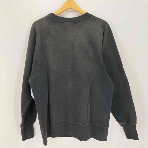 グラッドハンド GLADHAND AKOM - SWEAT 10.7Oz GUSSET ACTION SLEEVE 10.7オンス ゲスト アクション ダメージ加工 ラグランスリーブスウェット トレーナー メンズ M