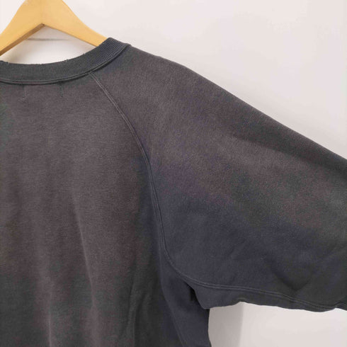 グラッドハンド GLADHAND AKOM - SWEAT 10.7Oz GUSSET ACTION SLEEVE 10.7オンス ゲスト アクション ダメージ加工 ラグランスリーブスウェット トレーナー メンズ M