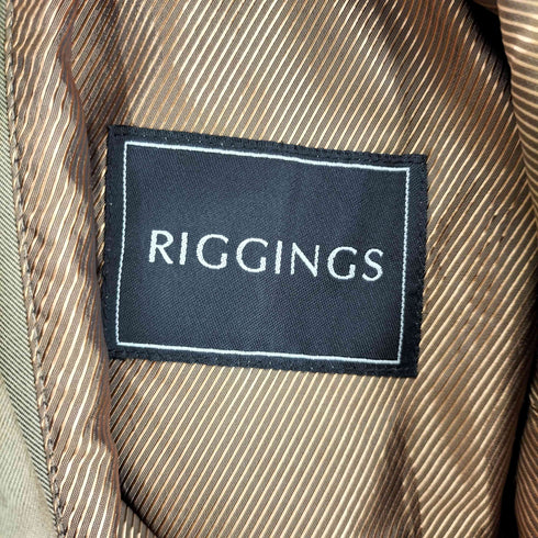 RIGGINGS ステンカラー ハーフコート メンズ