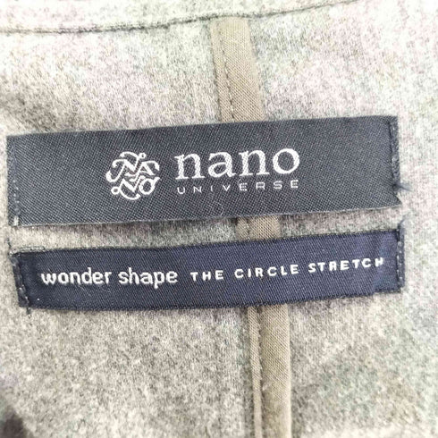 ナノユニバース NANO universe ポリエステルコットンジャージー 2B ジャケット メンズ import:M