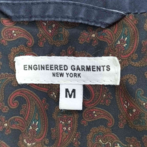 エンジニアードガーメンツ Engineered Garments 3B シングル ワークジャケット ベイカージャケット 裏地ペイズリー メンズ import:M