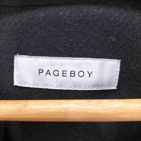 ページボーイ PAGEBOY ダブルブレスト ロングコート レディース JPN:S