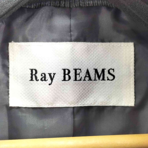 レイビームス Ray BEAMS リブ襟 ハーフ コート レディース