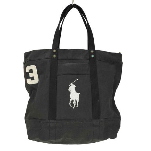 ポロラルフローレン POLO RALPH LAUREN ビッグポニー ナンバリング キャンバス トートバッグ メンズ