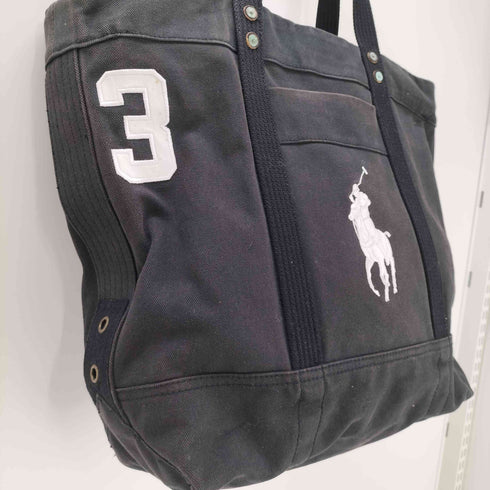 ポロラルフローレン POLO RALPH LAUREN ビッグポニー ナンバリング キャンバス トートバッグ メンズ
