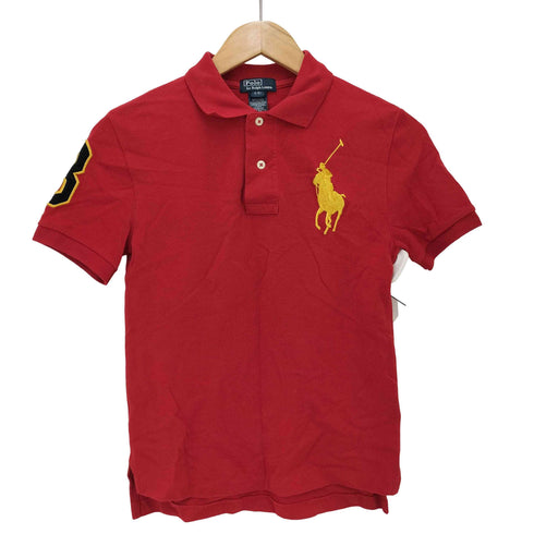 ポロバイラルフローレン Polo by RALPH LAUREN ビッグポニー ナンバリング ポロシャツ レディース S8