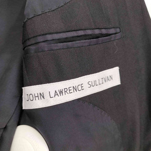 ジョンローレンスサリバン JOHN LAWRENCE SULLIVAN シルク混 ストライプテーラードジャケット メンズ US:34