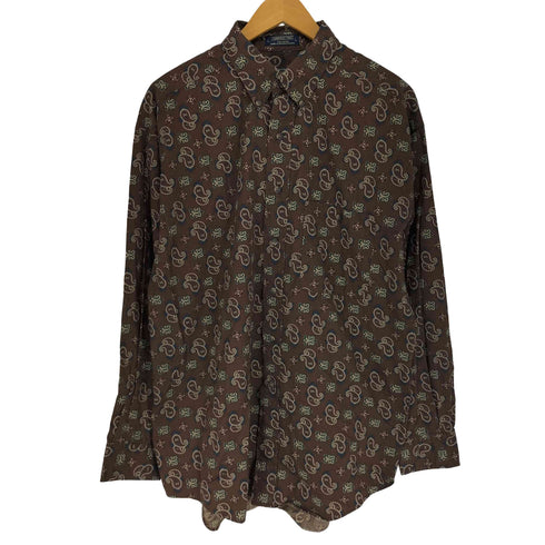 アロー ARROW SOMERSET ペイズリー ボタンダウンシャツ メンズ JPN:L