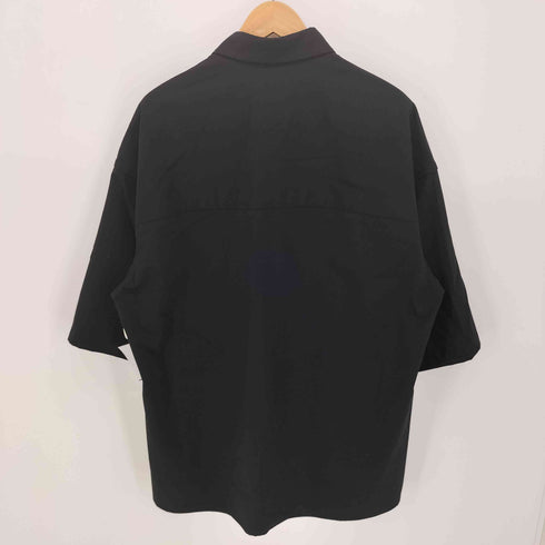 ザラ ZARA Boxy Fit ボクシーフィット レーヨン S/S シャツ メンズ import:M
