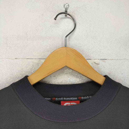 ECKO FUNCTION フロントロゴ刺繍クルーネックスウェットシャツ メンズ LL