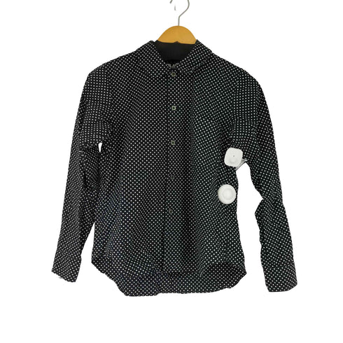 ブラックマーケットコムデギャルソン black market COMME des GARCONS AD2015 ラウンドカラー ドットシャツ レディース JPN:XS