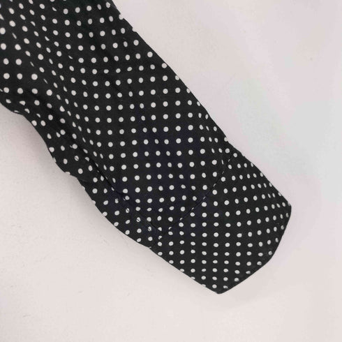 ブラックマーケットコムデギャルソン black market COMME des GARCONS AD2015 ラウンドカラー ドットシャツ レディース JPN:XS