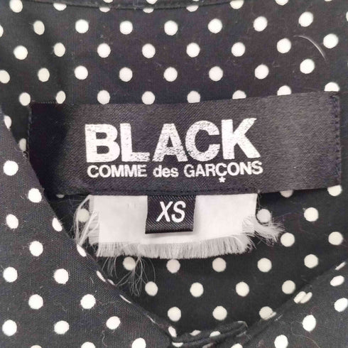 ブラックマーケットコムデギャルソン black market COMME des GARCONS AD2015 ラウンドカラー ドットシャツ レディース JPN:XS