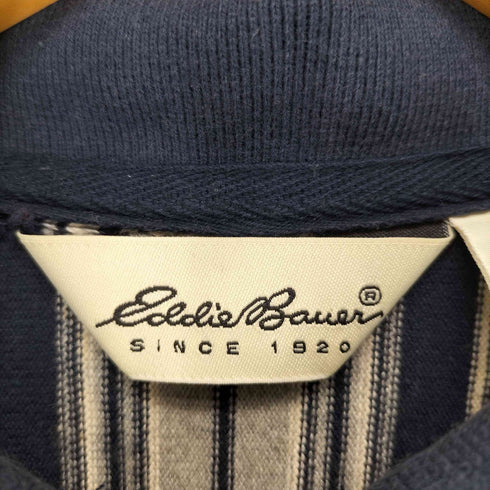 エディーバウアー Eddie Bauer 白タグ ロングスリーブポロ メンズ import:XS