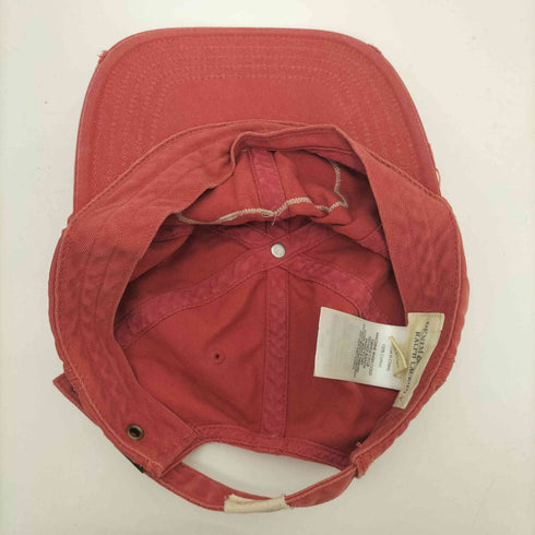 デニムアンドサプライラルフローレン DENIM&SUPPLY RALPH LAUREN ダメージ加工 ロゴワッペン フェード加工 キャップ メンズ ONE SIZE