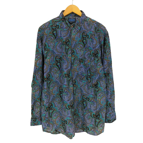 SHAH SAFARI ペイズリー L/Sコットンシャツ メンズ JPN:L