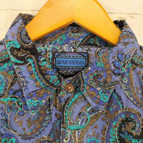 SHAH SAFARI ペイズリー L/Sコットンシャツ メンズ JPN:L