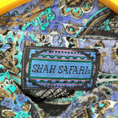 SHAH SAFARI ペイズリー L/Sコットンシャツ メンズ JPN:L