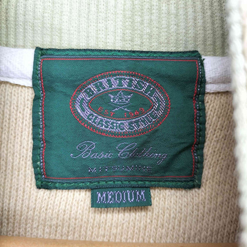 BRITISH STYLE ハーフボタン ロゴ刺繍プルオーバー メンズ JPN:M