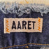 AARET フリンジデザイン ハイウエスト ストレートデニム レディース